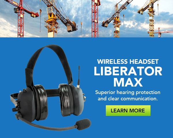 wireless headsets for crane crews