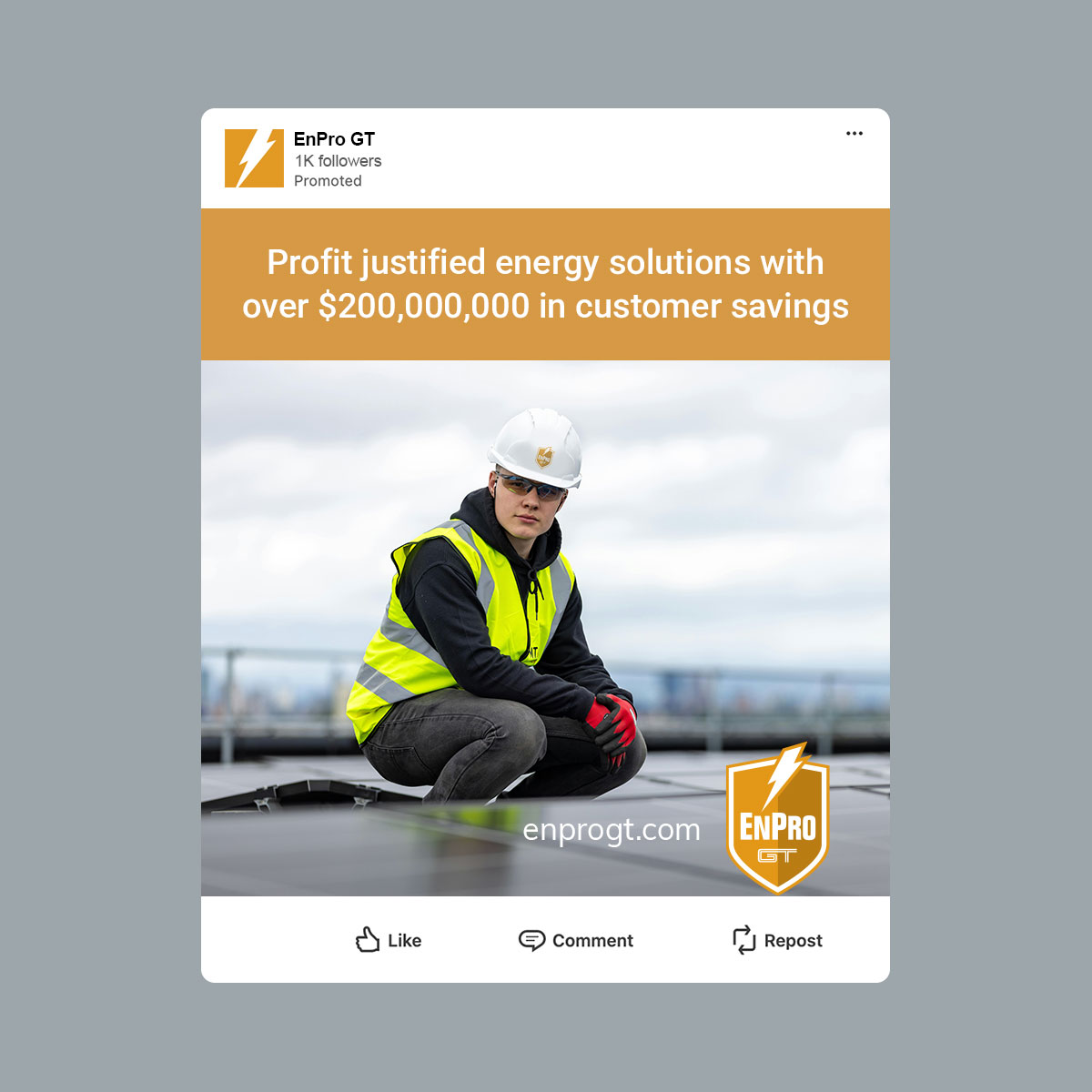 EnPro GT social media ad