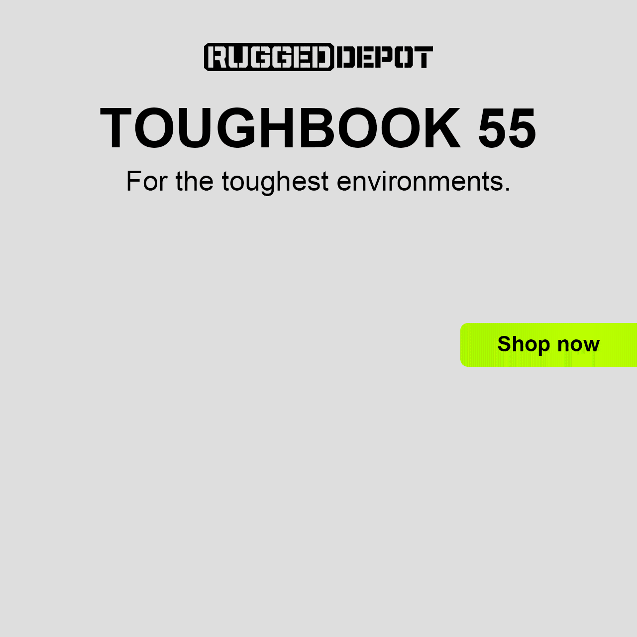 Toughbook motion graphic display ad